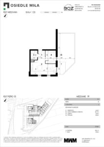 Plan mieszkania A - 99